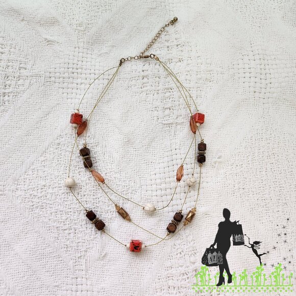 BFD Bohemian 3 tier Necklace - Picture 1 of 4